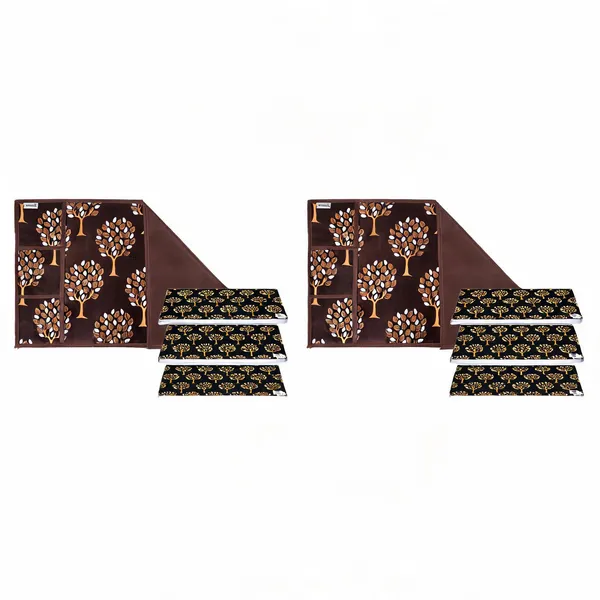Brown_Polyester_Fabric_Fridge_Top_Cover_Combo_Set_For_Home