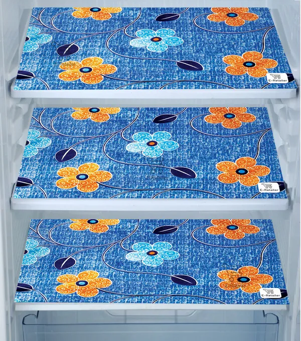 Blue_Polyester_Fabric_Fridge_Top_Cover_Combo_Set_For_Home
