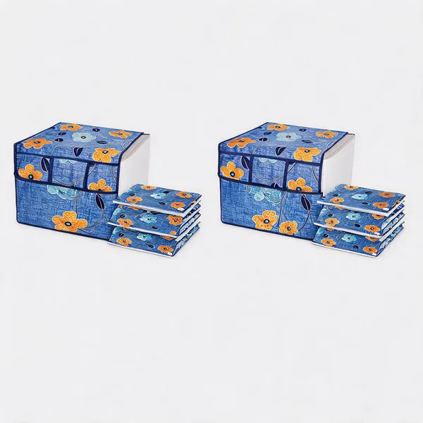 Blue_Polyester_Fabric_Fridge_Top_Cover_Combo_Set_For_Home