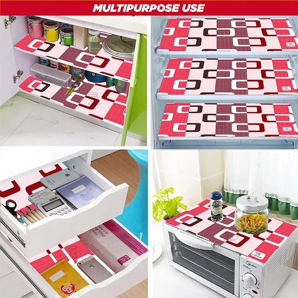 Purple_3-Layer_PolyesterWith_Premium_Pvc_Fridge_Top_Cover_With_4_Pc._Fridge_Mats_For_Home