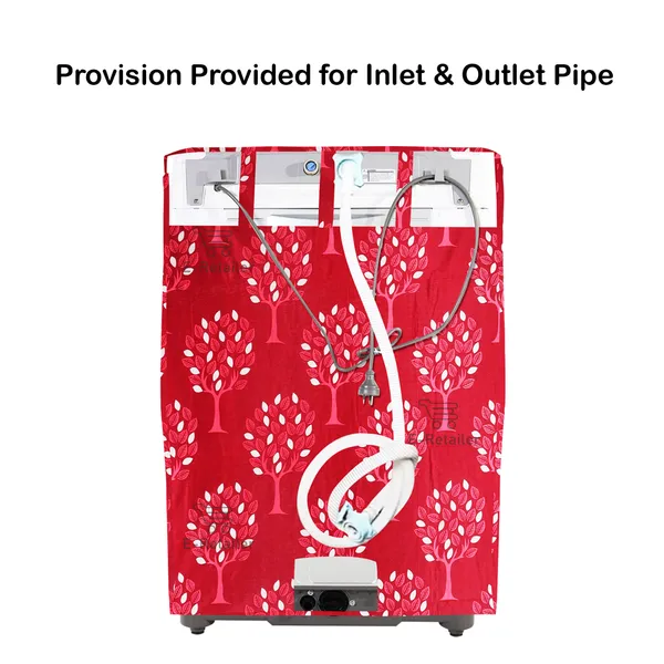 Maroon_3-Layer_PolyesterFront_Loading_Washing_Machine_Cover_&_Fridge_Top_Cover_Set_For_Home