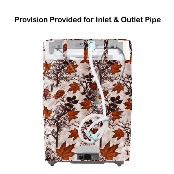 Brown_3-Layer_PolyesterFront_Loading_Washing_Machine_Cover_&_Fridge_Top_Cover_Set_For_Home