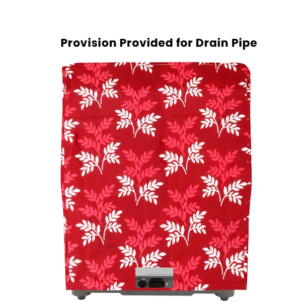Maroon_3-Layer_PolyesterSemi-Automatic_Washing_Machine_Cover_&_Fridge_Top_Cover_Set_For_Home