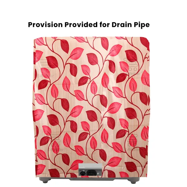 Red_3-Layer_PolyesterSemi-Automatic_Washing_Machine_Cover_&_Fridge_Top_Cover_Set_For_Home