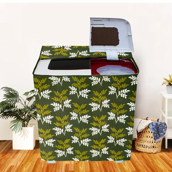 Green_Polyester_Fabric_Semi_Automatic_Washing_Machine_Cover_For_Home