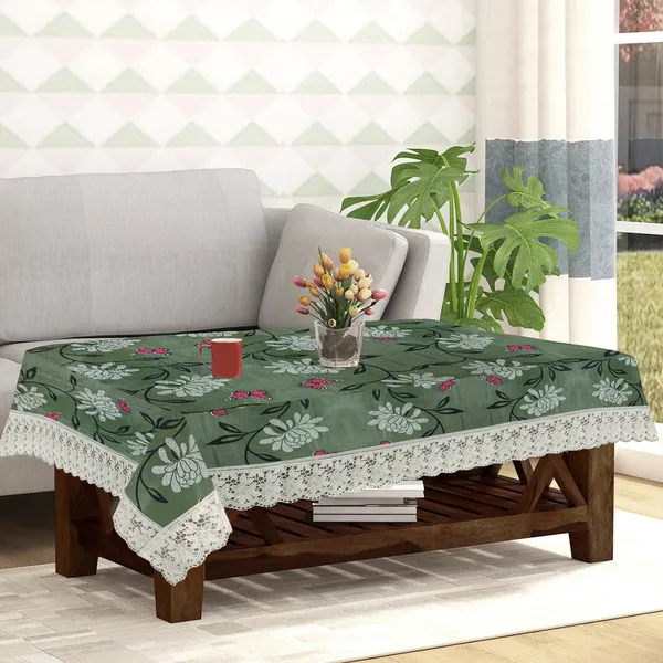 Green_Polyester_Fabric_Center_Table_Cover_For_Home