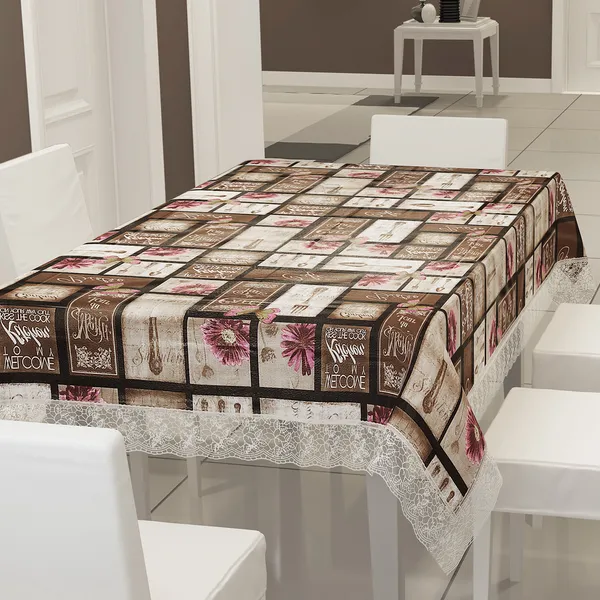Brown_Polyester_Fabric_Dining_Table_Cover_For_Home