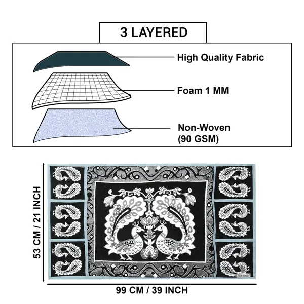 Black_Polyester_Fabric_Fridge_Top_Cover_For_Home