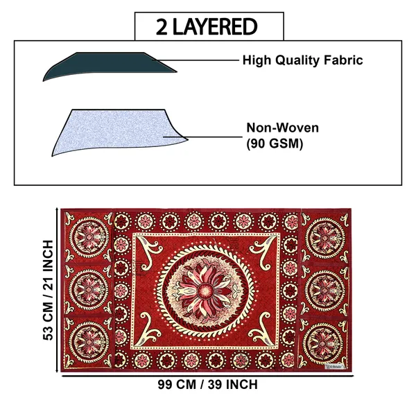 Red_Polyester_Fabric_Fridge_Top_Cover_For_Home