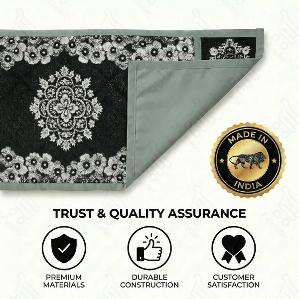 Black_Polyester_Fabric_Microwave_Oven_Top_Cover_For_Home