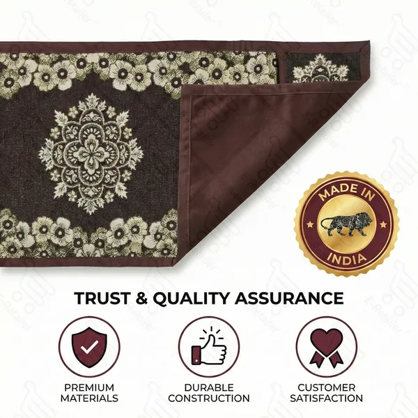 Brown_Polyester_Fabric_Microwave_Oven_Top_Cover_For_Home