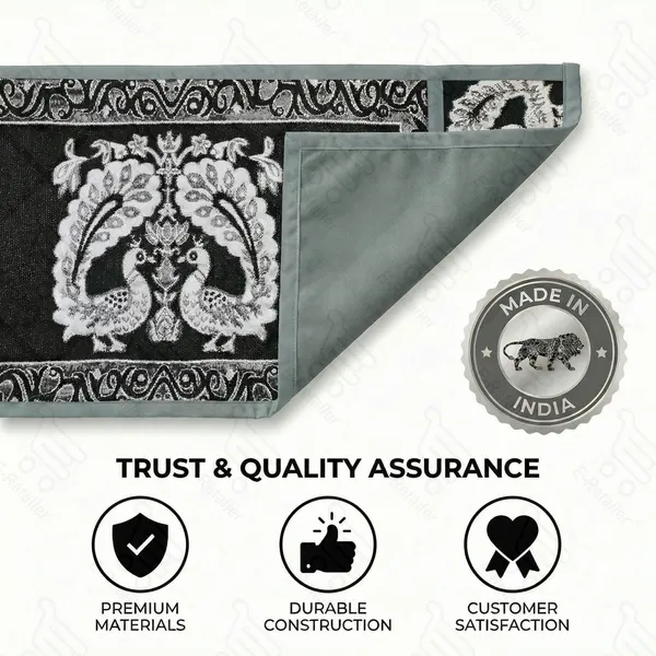 Black_Polyester_Fabric_Microwave_Oven_Top_Cover_For_Home