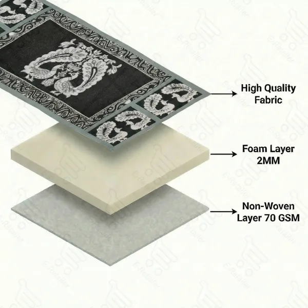 Black_Polyester_Fabric_Microwave_Oven_Top_Cover_For_Home