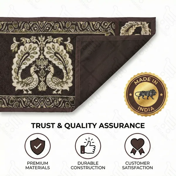 Brown_Polyester_Fabric_Microwave_Oven_Top_Cover_For_Home
