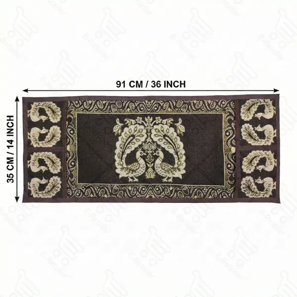 Brown_Polyester_Fabric_Microwave_Oven_Top_Cover_For_Home