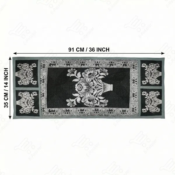 Black_Polyester_Fabric_Microwave_Oven_Top_Cover_For_Home