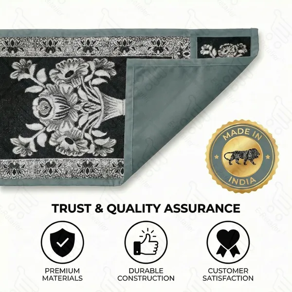 Black_Polyester_Fabric_Microwave_Oven_Top_Cover_For_Home