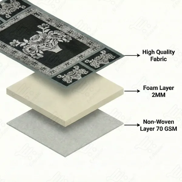 Black_Polyester_Fabric_Microwave_Oven_Top_Cover_For_Home