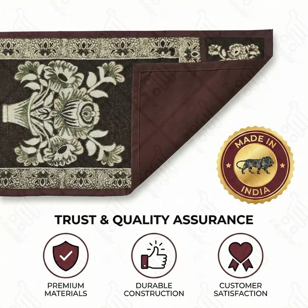 Brown_Polyester_Fabric_Microwave_Oven_Top_Cover_For_Home