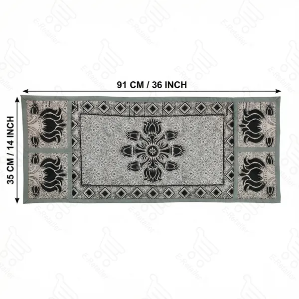 Black_Polyester_Fabric_Microwave_Oven_Top_Cover_For_Home