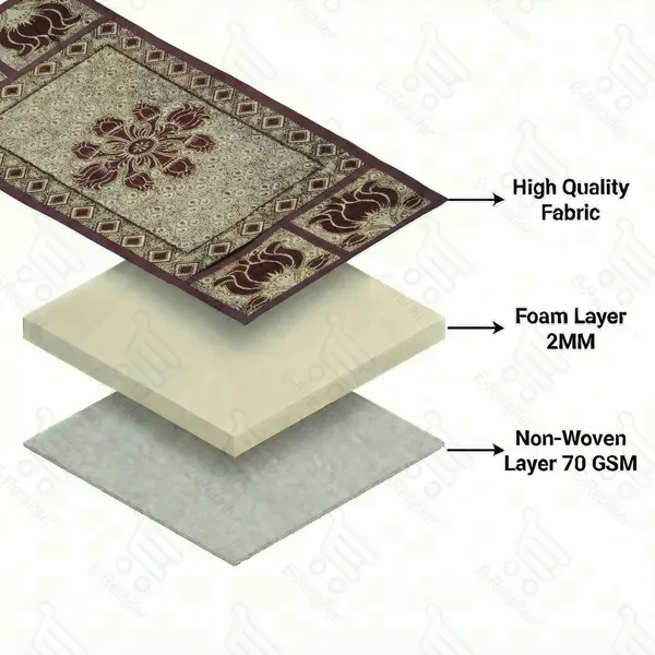 Maroon_Polyester_Fabric_Microwave_Oven_Top_Cover_For_Home
