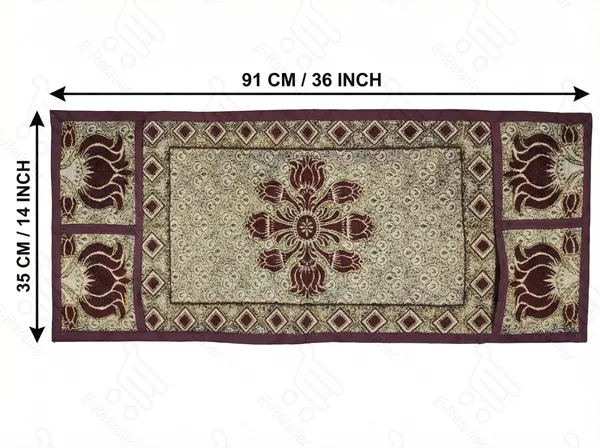 Maroon_Polyester_Fabric_Microwave_Oven_Top_Cover_For_Home