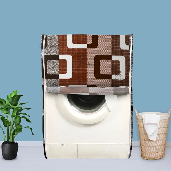 Brown_Polyester_Fabric_Front_Load_Washing_Machine_Cover_For_Home