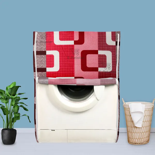 Purple_Polyester_Fabric_Front_Load_Washing_Machine_Cover_For_Home