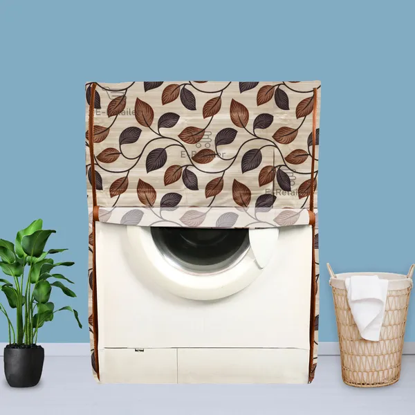 Brown_Polyester_Fabric_Front_Load_Washing_Machine_Cover_For_Home