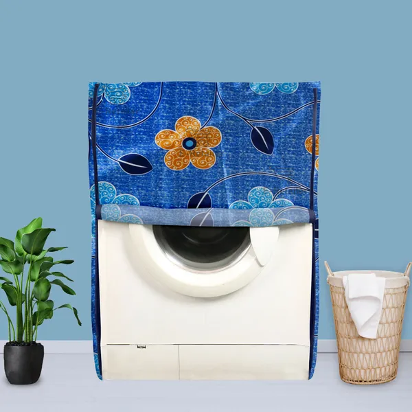 Blue_Polyester_Fabric_Front_Load_Washing_Machine_Cover_For_Home