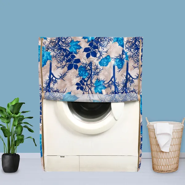 Blue_Polyester_Fabric_Front_Load_Washing_Machine_Cover_For_Home