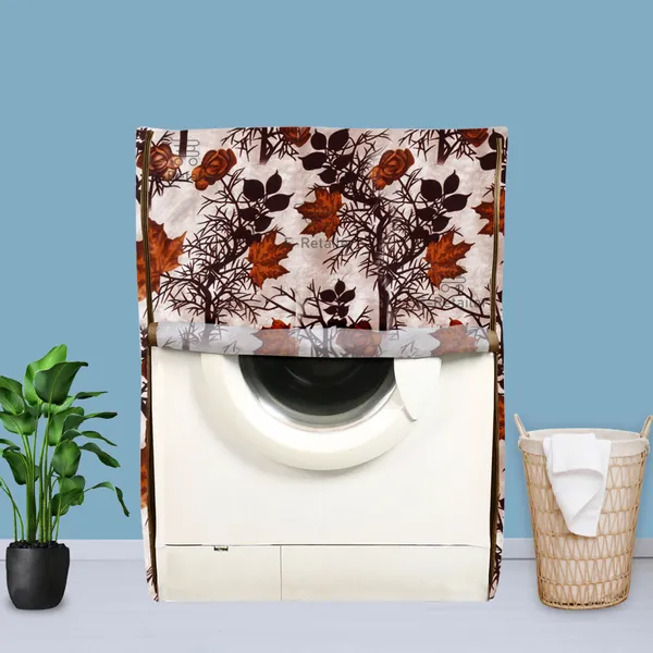 Brown_Polyester_Fabric_Front_Load_Washing_Machine_Cover_For_Home