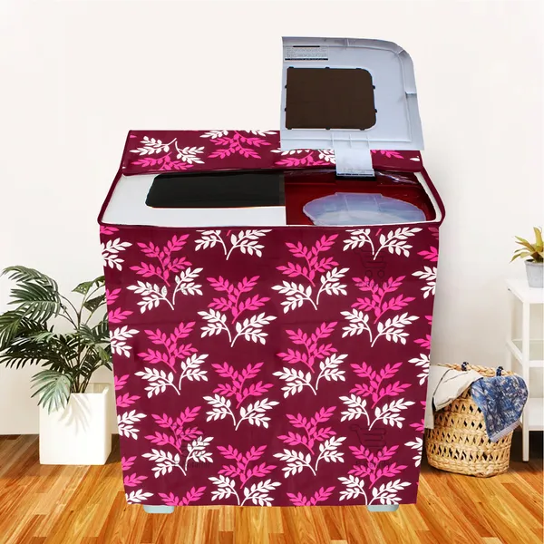 Purple_Polyester_Fabric_Semi_Automatic_Washing_Machine_Cover_For_Home