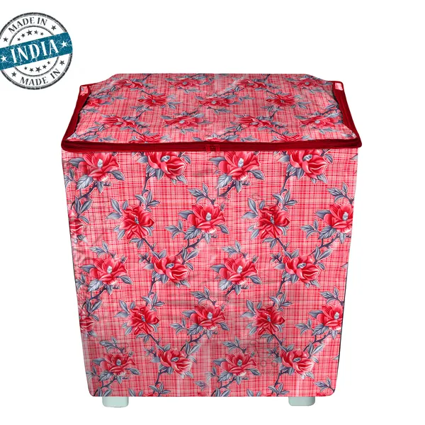 Red_Polyester_Fabric_Semi_Automatic_Washing_Machine_Cover_For_Home