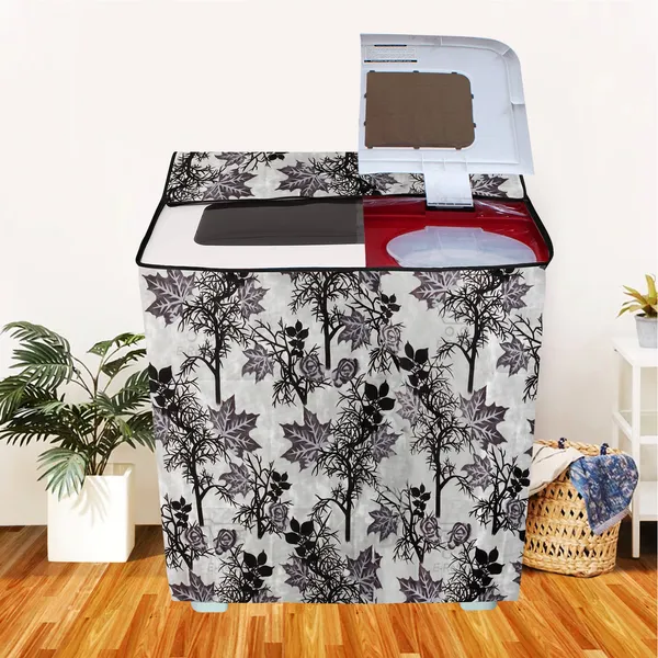 Black_Polyester_Fabric_Semi_Automatic_Washing_Machine_Cover_For_Home