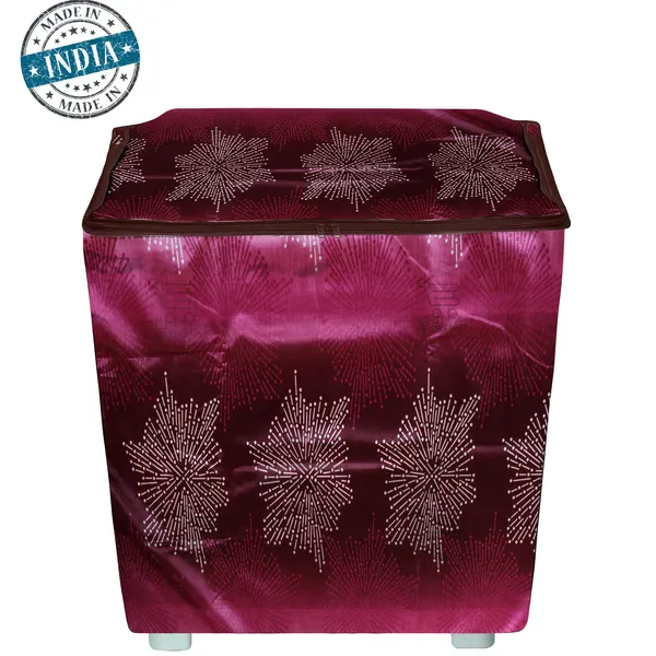 Pink_Polyester_Fabric_Semi_Automatic_Washing_Machine_Cover_For_Home