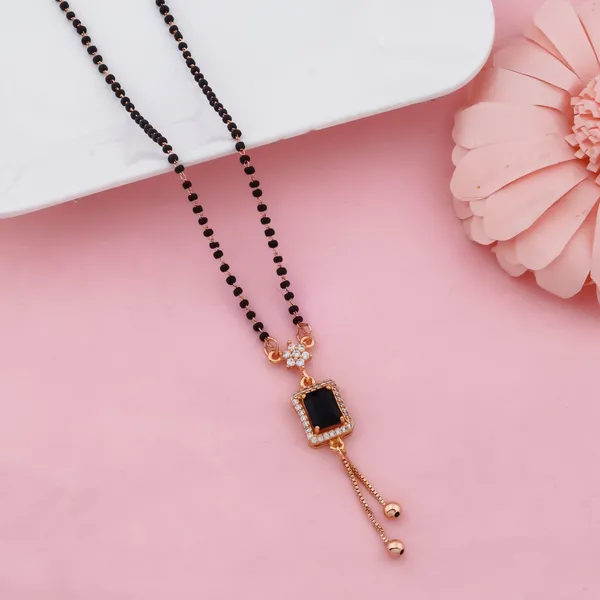 Golden_Modern_Beads_Mangalsutra_With_Stone_Pendant_And_Elegant_Finish_Necklace_For_Women
