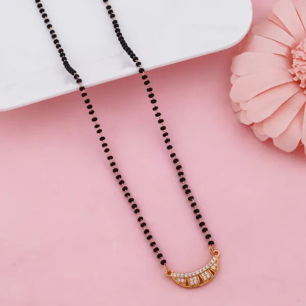 Golden_Elegant_Beads_Mangalsutra_With_Curved_Cz_Pendant_For_Women