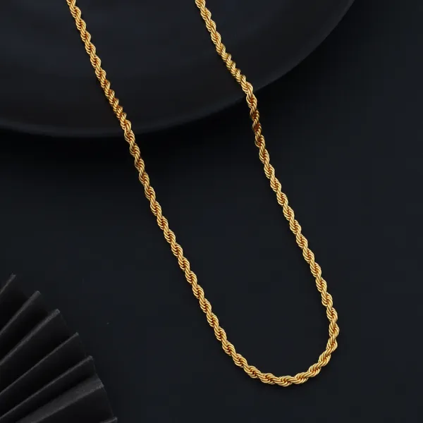 Golden_Tone_Rope_Chain_Necklace_Premium_Imitation_Jewellery_For_Men