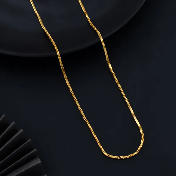 Golden_Stylish_Tone_Imitation_Chain_Necklace_For_Men