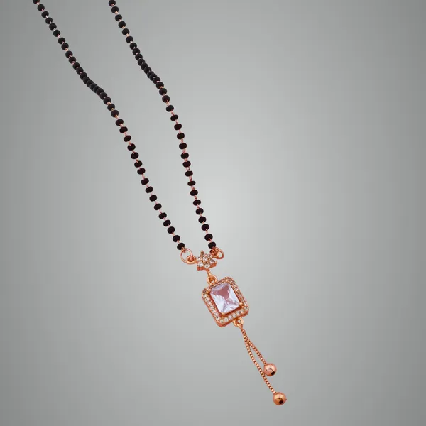 Golden_Latest_Drop_Style_Crystal_Mangalsutra_Necklace_Modern_Bead_Finish_Design_For_Women