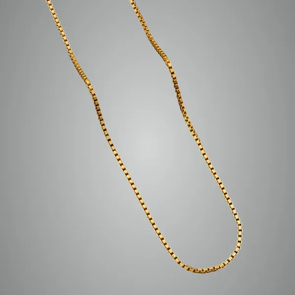 Golden_Premium_Tone_Box_Chain_Necklace_Stylish_Imitation_Jewelry_For_Men