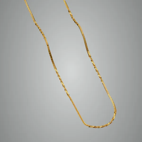 Golden_Stylish_Tone_Imitation_Chain_Necklace_For_Men