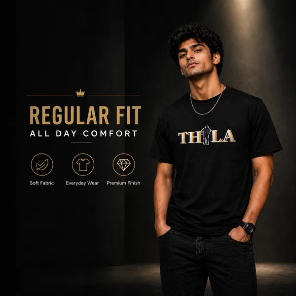 THALA_Regular_Fit_T-Shirt_For_Men_&_Women