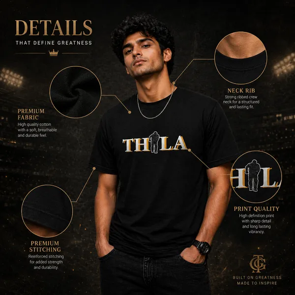 THALA_Regular_Fit_T-Shirt_For_Men_&_Women