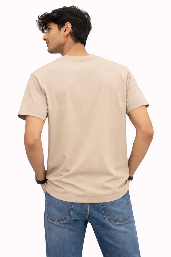 Camel_Regular_Fit_T-Shirt_For_Men_&_Women