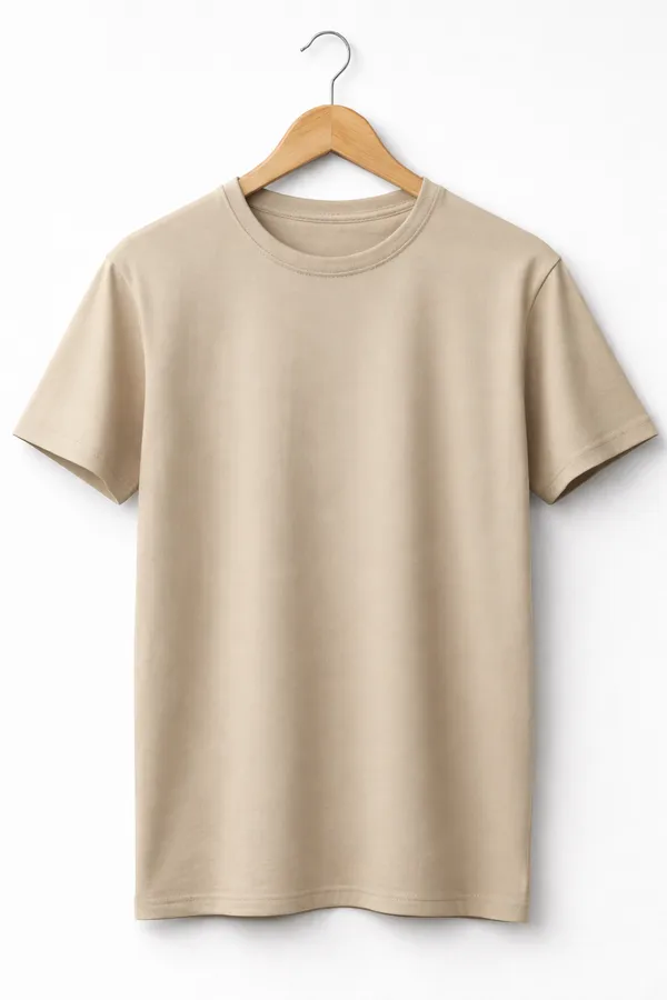 Camel_Regular_Fit_T-Shirt_For_Men_&_Women