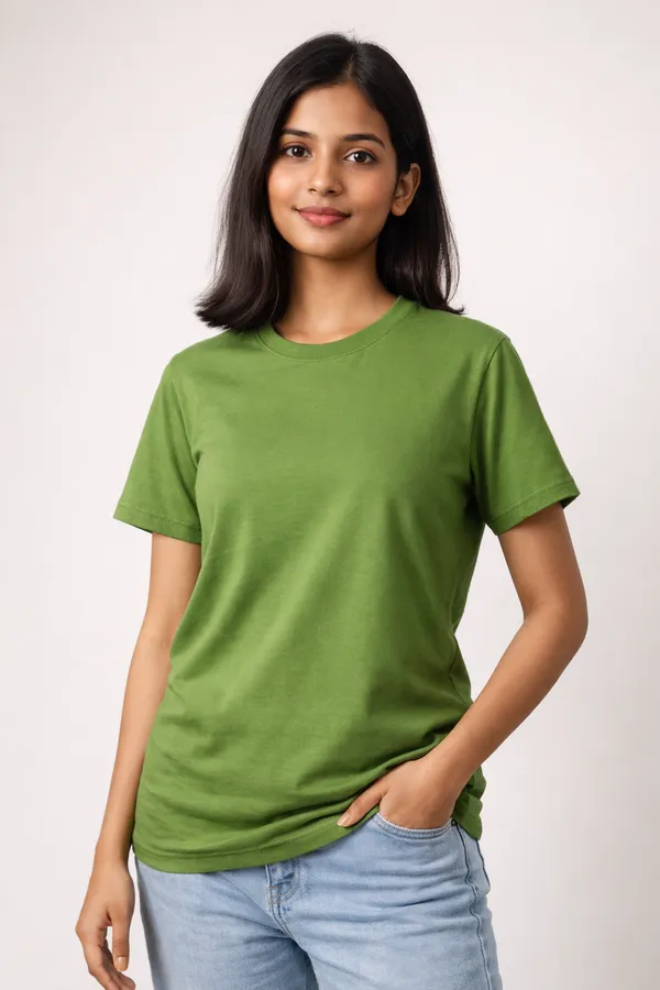 Green_Regular_Fit_T-Shirt_For_Men_&_Women