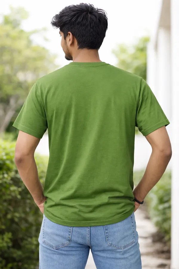 Green_Regular_Fit_T-Shirt_For_Men_&_Women