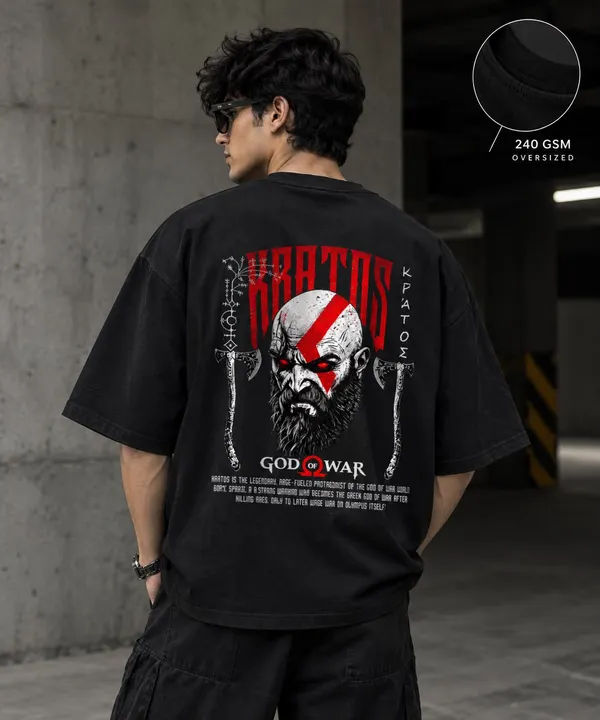 Kratos_God_of_War_Oversized_Tee